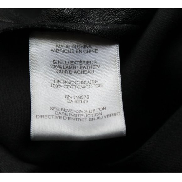 Helmut Lang Lamb Leather Leggings / Size 2 / Black Trousers - Picture 12 of 12